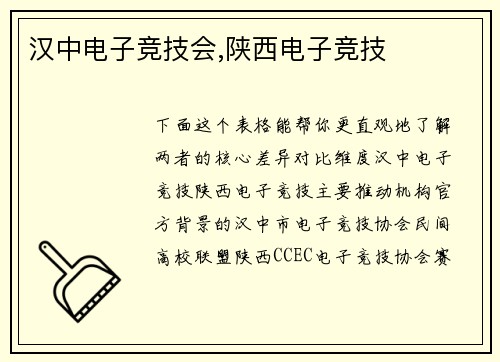 汉中电子竞技会,陕西电子竞技